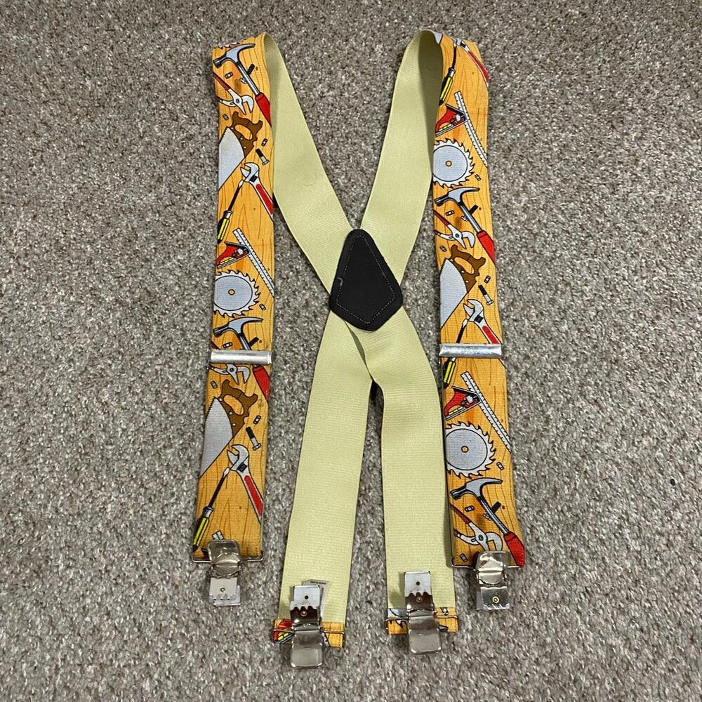 Holdup Suspenders X Back Carpenter Utility Tools Heavy Duty Workwear Heavy Duty